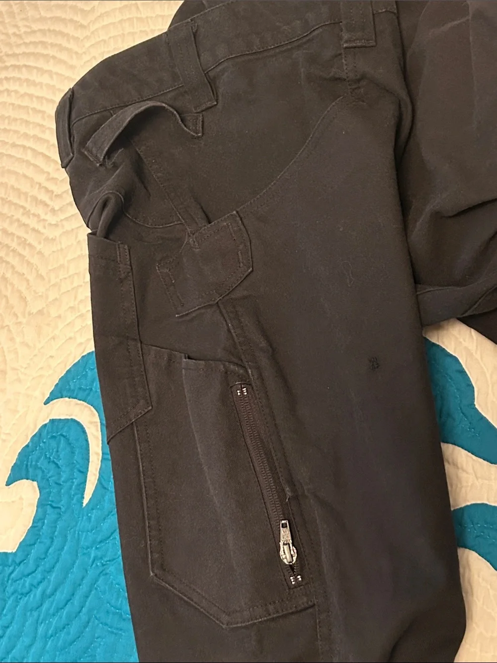1620 Cordura Black Straight-Leg Utility Pants. Men’s